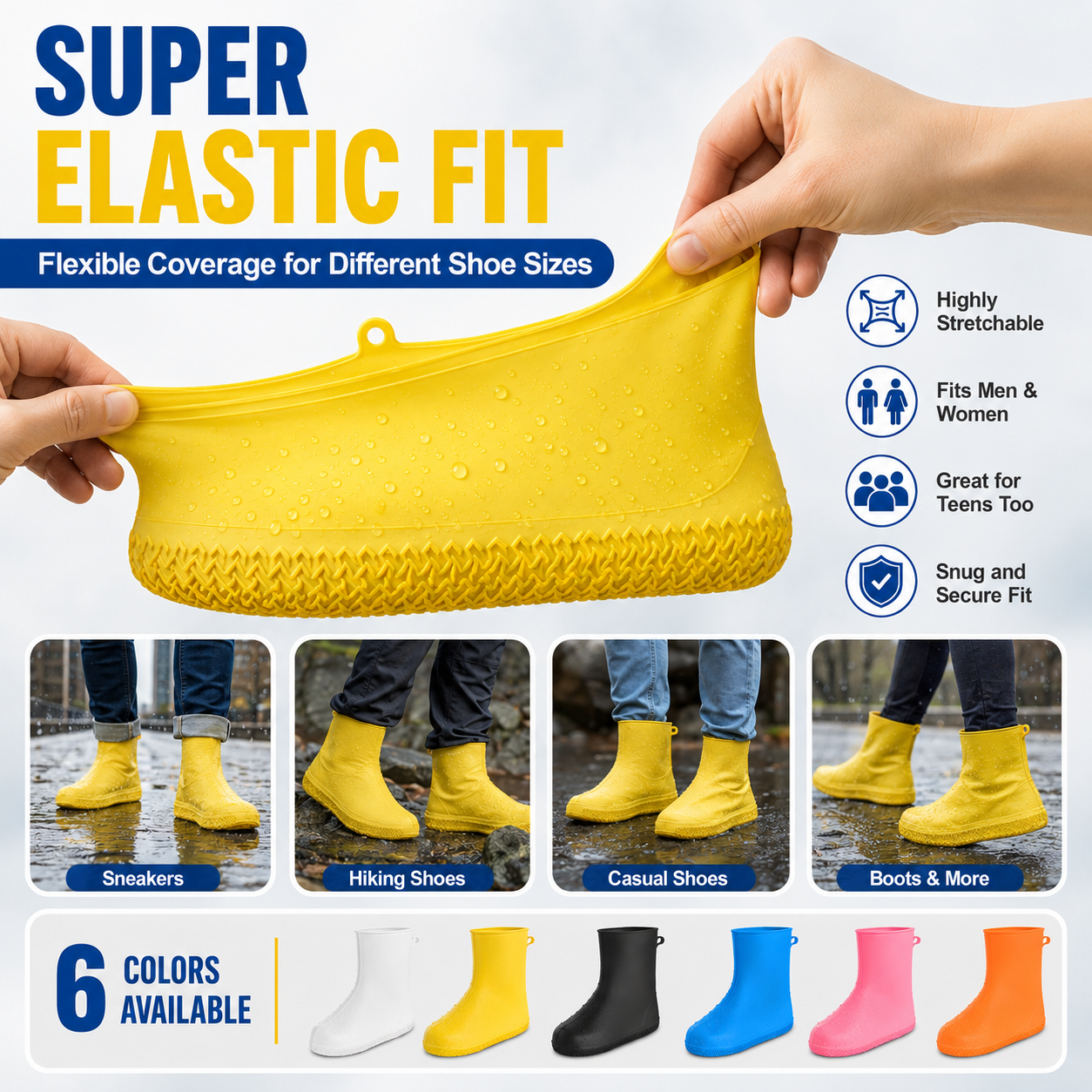 Thick Wear-Resistant Waterproof Shoe Cover