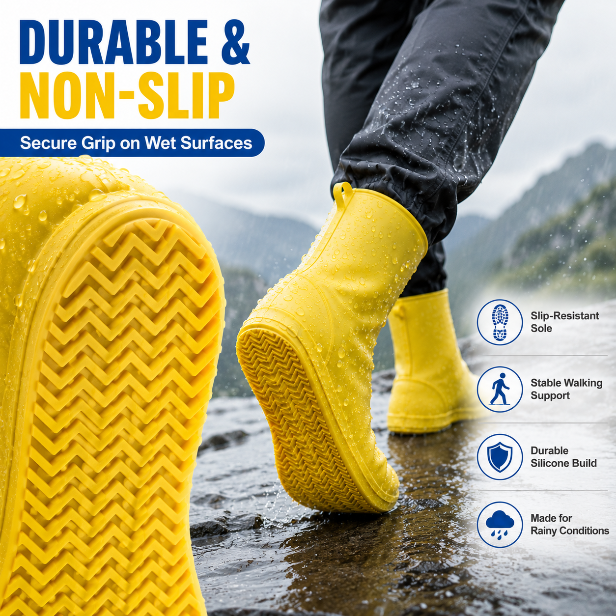Thick Wear-Resistant Waterproof Shoe Cover